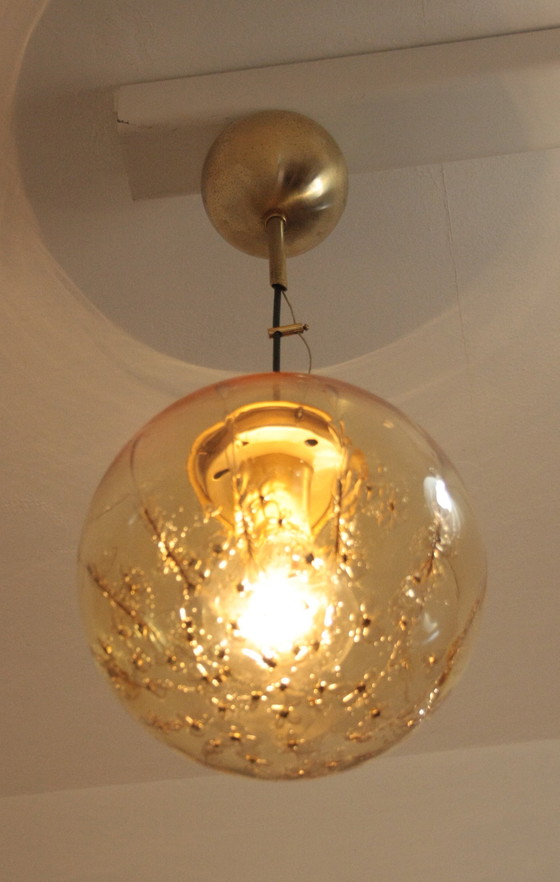 Image 1 of Hängeleuchte von La Murrina mit Markenzeichen, Italien 70er Jahre