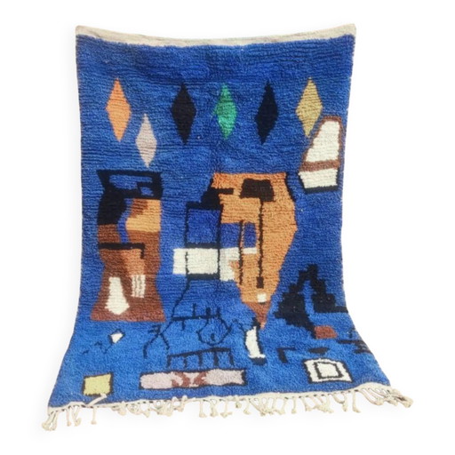 Marokkanischer Teppich aus Naturwolle 3x2 m