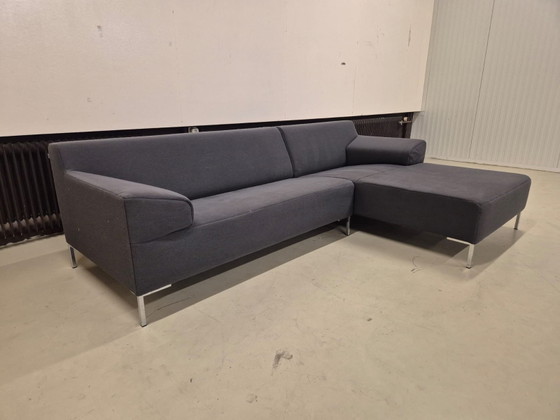 Image 1 of Rolf Benz - Freistil 180 - Corner Sofa - Anthracite - Fabric Ottoman
