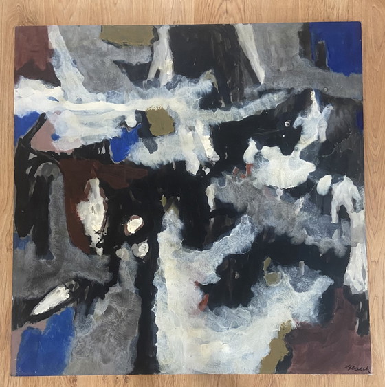 Image 1 of Abstracte compositie - Rigobert Haeck