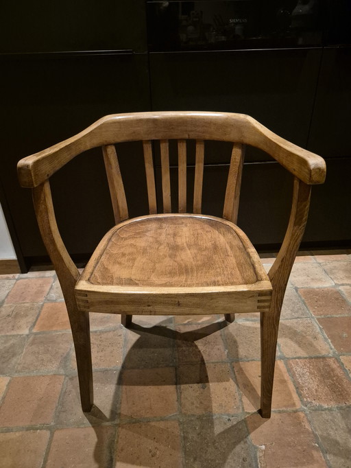 Armstoel, fauteuil, Bureaustoel art deco, jaren 30