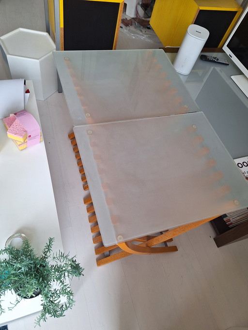 2x IKEA Design Ekeberg Vintage Side Tables 1999