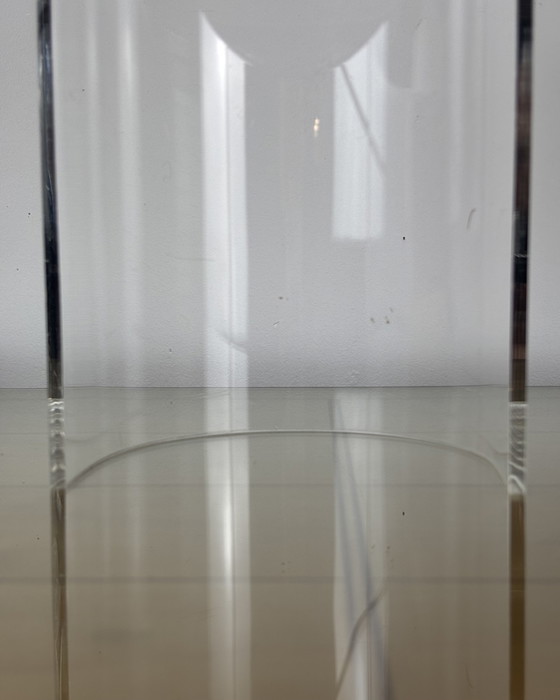 Image 1 of Vintage Eyeball Lamp 1970s Space Age Sputnik design 70s Brown Spot Light with Acrylic Stand Mid Century Modern Industrial Design