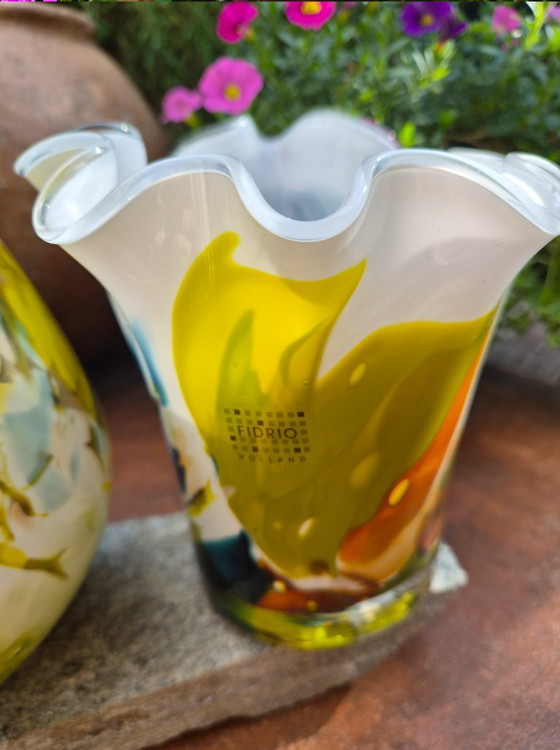 2 Fidrio Handmade Design Vases - Colori Collection – Glass (photo 15 of 17)