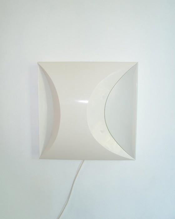Vintage Raak 'Licht-Tichels' P-1500 Wall Light, Amsterdam 1972, Plastic, Metal, Creme (photo 3 of 8)