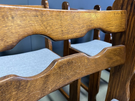 Image 1 of Brutalistische Esszimmerstühle, Satz von 6 - 1960er Jahre