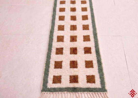 Image 1 of Marokkanischer handgeknüpfter Teppich, 100 cm x 300 cm