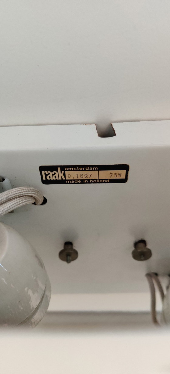 Image 1 of Two Raak Wall Lamps Designer Evert Jelle Jelles Type C1627