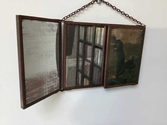 Image 1 of Drieluik kapspiegel 1900-1930