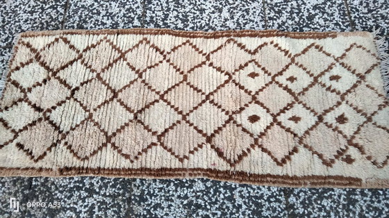 Image 1 of Handgeknoopt Berber kleed wol 169x69cm