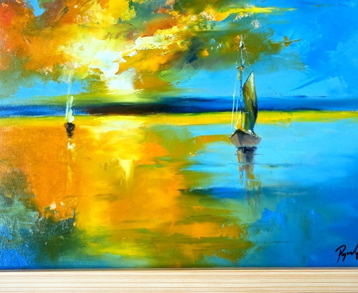 Robert Popczyk „Dämmerung über dem See“