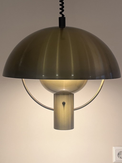 Rara lampada a sospensione Dijkstra anni '70 – Dijkstra Lampen, hanglampen, Plastic