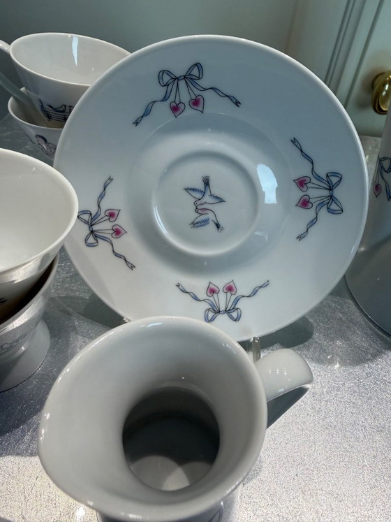 Rosenthal Raymond Peynet – raro servicio de café de 15 piezas para 6 personas – Mid Century 1950s/60s – Loza (photo 7 of 21)
