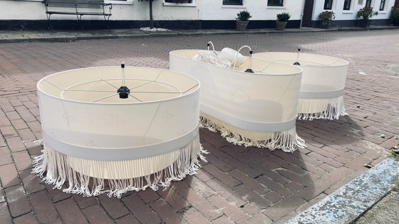 Moooi 2x Fringe 1 E 1x Fringe 6 Lampade a sospensione di design – Metal, Textile (photo 5 of 13)