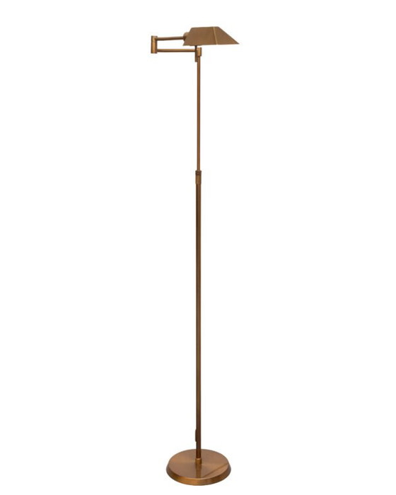 Holtkotter bronzen vloerlamp met zwenkarm, Duitsland, jaren 80. – Vloerlampen, Brass (photo 15 of 40)