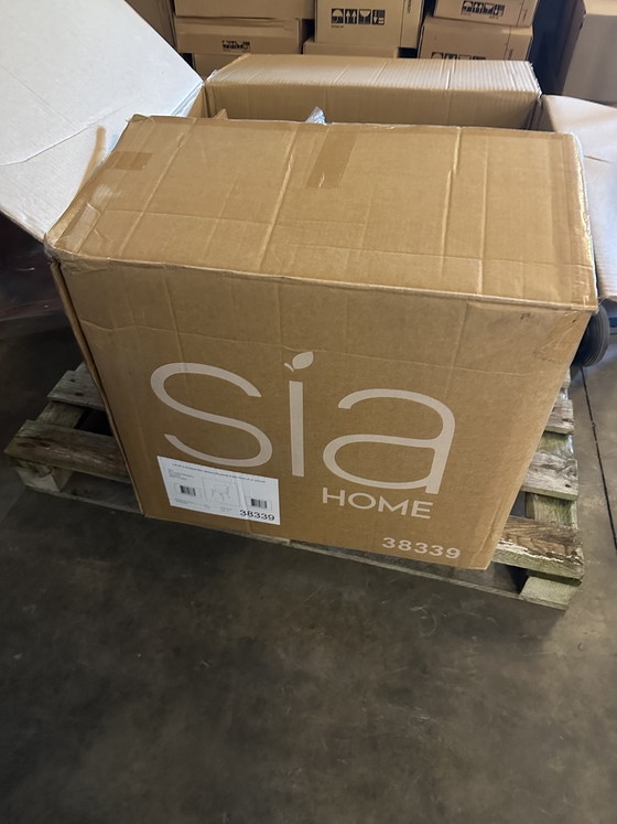 Image 1 of SET OF 2: Luxury SIA Home Design Chairs Mustard Yellow Velvet