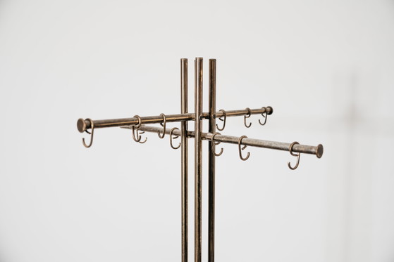 Image 1 of Renato Zevi Metalarte Garderobe aus Marmor und Messing, modernes Design
