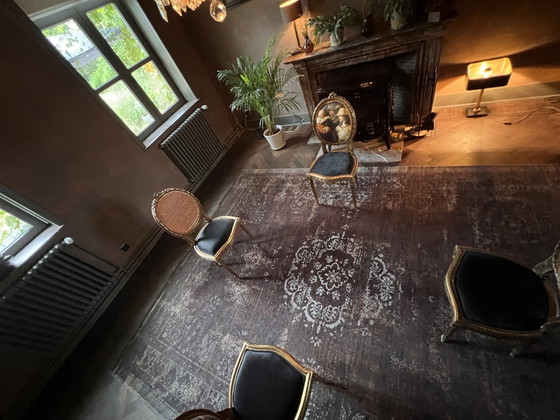Tappeto di design Louis De Poortere Fading World Tappeto a medaglione – Ebano – 280 × 360 cm (photo 2 of 15)