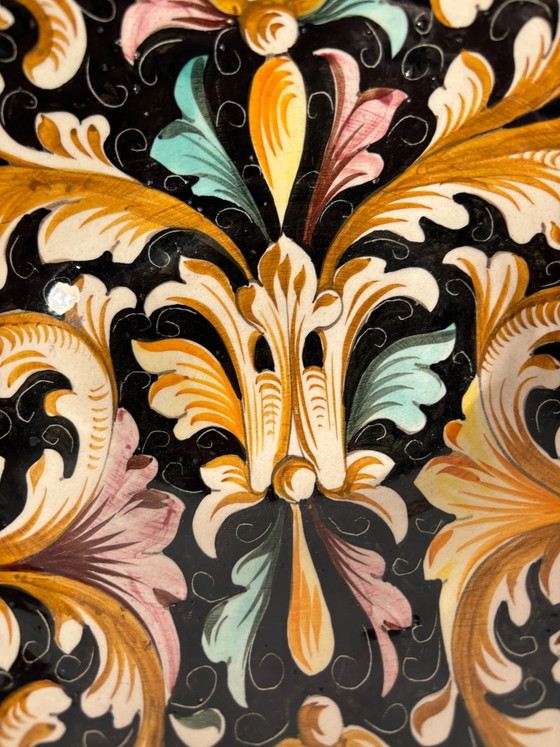 Handbemaltes Säulen-Keramik-Mittelstück aus den 1950er Jahren – Dekorative Objekte, Ceramic (photo 6 of 12)