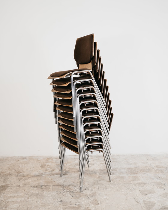 Image 1 of Carlo Ratti Style Set Da Pranzo 8 Sedie Design Modernariato Anni ‘70