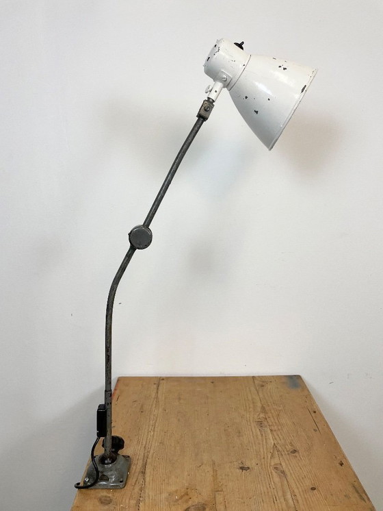 Image 1 of Large Industrial Workshop Table Lamp, 1960s