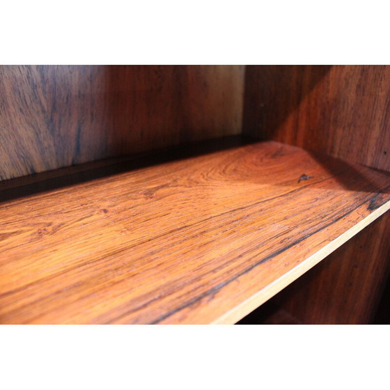 Image 1 of Vintage cabinet with glass doors in rosewood, Denmark 1960