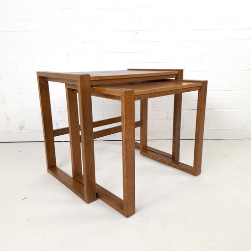 Mueble minimalista vintage de roble Mimiset de los años 70, moderno de mediados de siglo