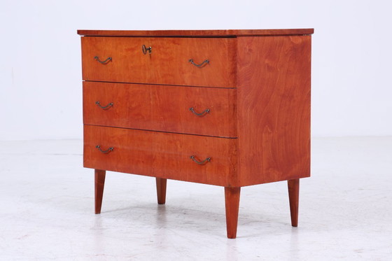 Image 1 of Vintage ladekast | Mid Century ladekast | houten opbergmeubel 60s #07-45