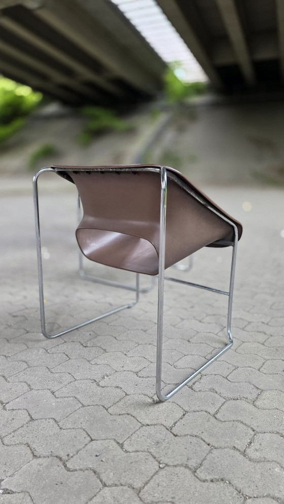 Image 1 of Set aus 6 Sesseln der „Lotus-Serie“ von Paul Boulva für Artopex, Kanada – 1970