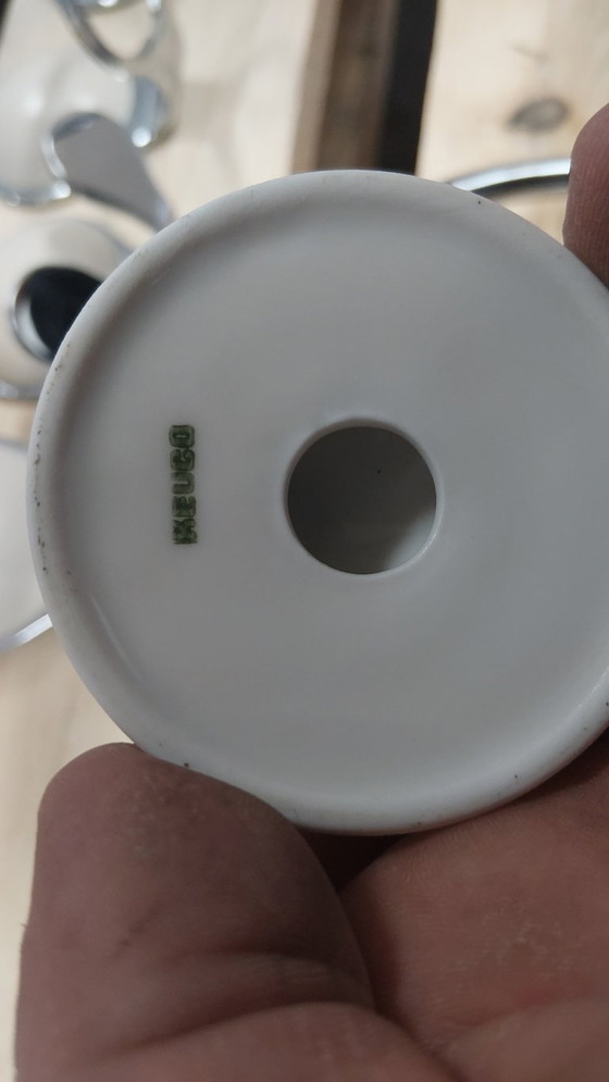 Set Bagno Vintage Luigi Colani – Villeroy & Boch / KEUCO – Jasmin – Anni '70 – Decorazione, Ceramic, Glass (photo 13 of 14)