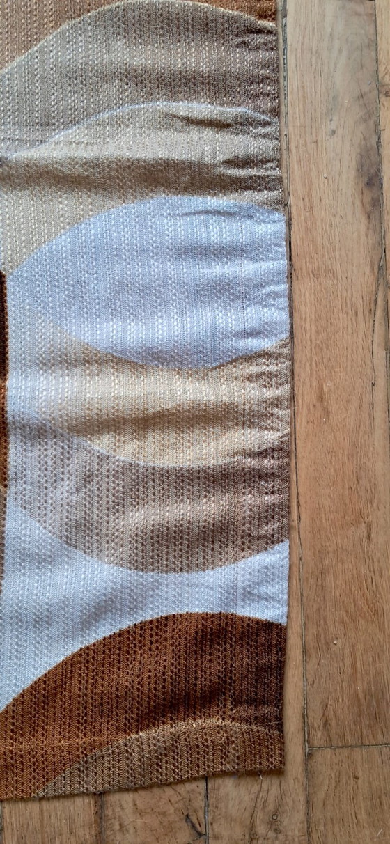 Image 1 of Een paar gordijnen uit Denemarken uit de jaren 70.