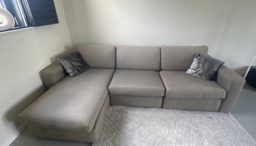 Linteloo Mauro Sofa Greige/Beige/Taupe 290 cm - leicht beschädigt