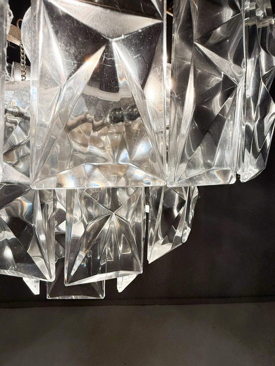 Image 1 of Mid Century Lustre/plafonnier de Kinkeldey, Allemagne, années 1970