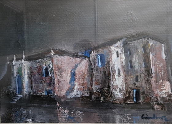 Image 1 of Oil painting by Marian Condruz (1952-2018)