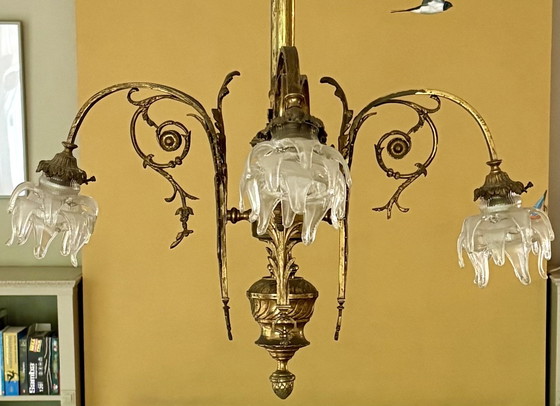 Image 1 of Fantastico lampadario Art Déco