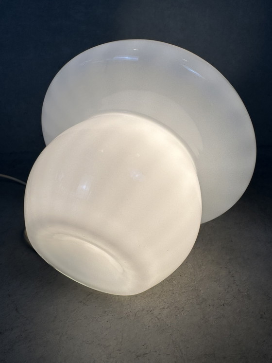 Image 1 of Vintage ‘swirl’ mushroom lamp