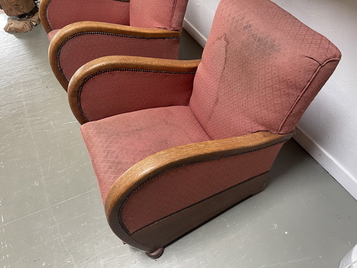 2 x armchair art deco