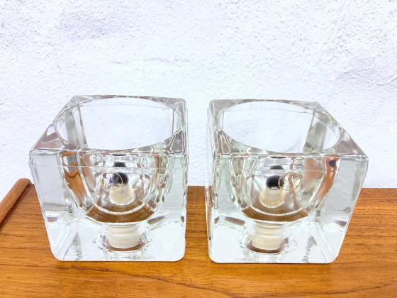 Image 1 of 2 light cube table lamps by Peill & Putzler, 1970s design
