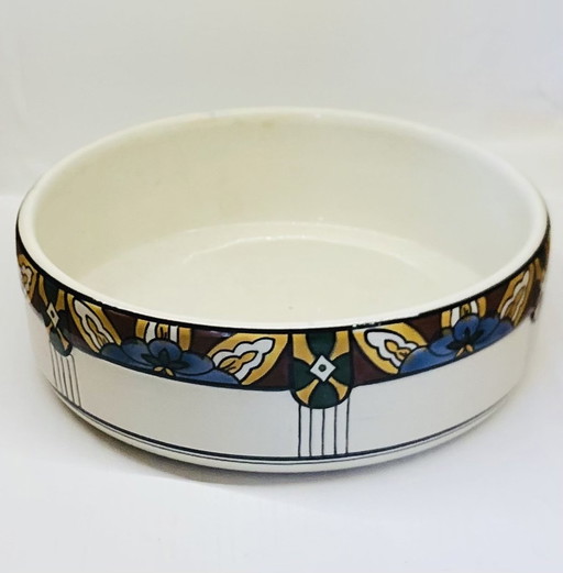 Large Art Deco Broc / Platter by Auguste Mouzin et Cie