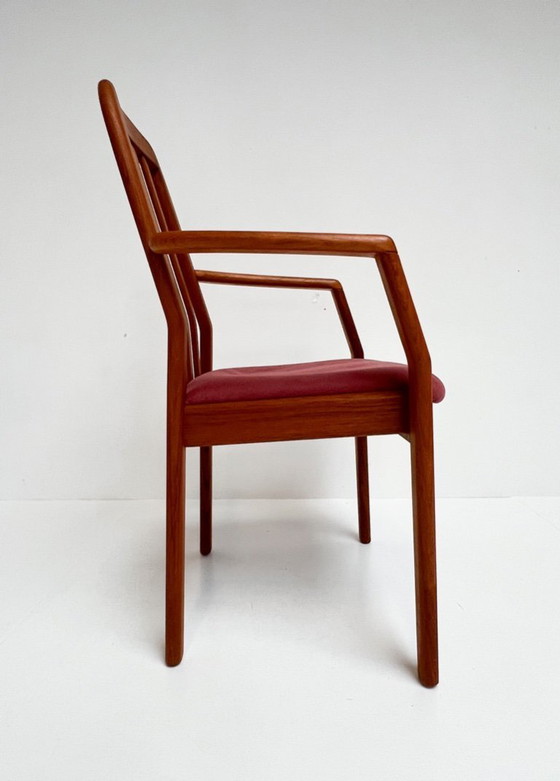 Image 1 of Set di 6 sedie danesi in legno di Dyrlund, anni '60