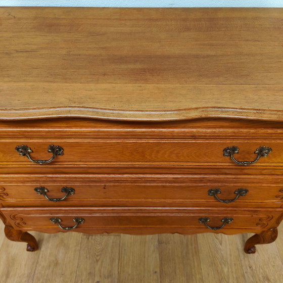 Image 1 of Cassettiera vintage in legno, comò, cassettiera, mobili da bagno