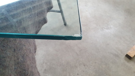 Saporiti Offredi vintage salontafel beton/glas brutalist 70s – Stone (photo 11 of 14)