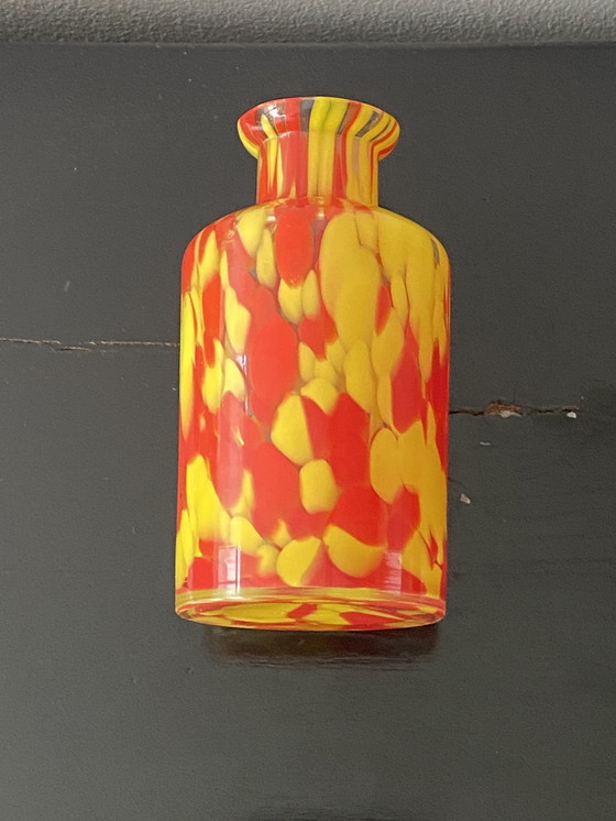 Image 1 of Art Deco parfumfles van Franz Weltz gemaakt in voormalig Tsjecho-Slowakije