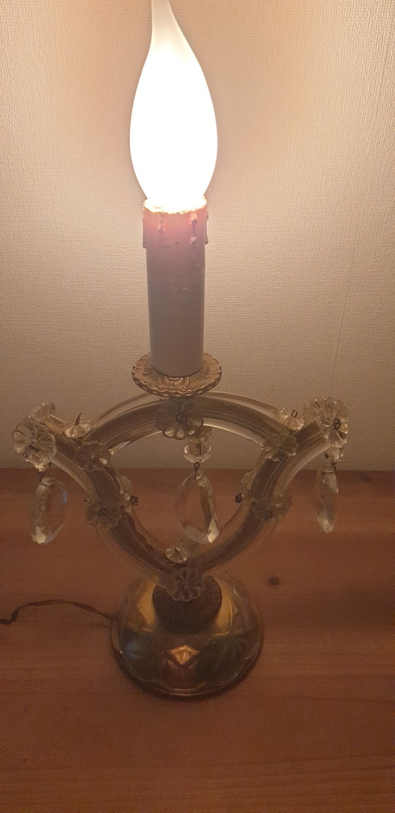 Image 1 of Crystal table lamp Maria Theresa