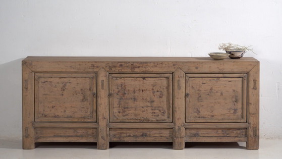 Antique Chinese sideboard in elm wood – Shanxi, circa 1920 (photo 3 of 40)