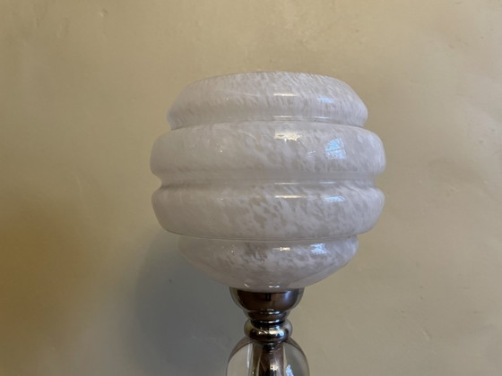 Image 1 of Jacques Adnet Table Lamp Schemerlamp Lamp Lamp France 1930s