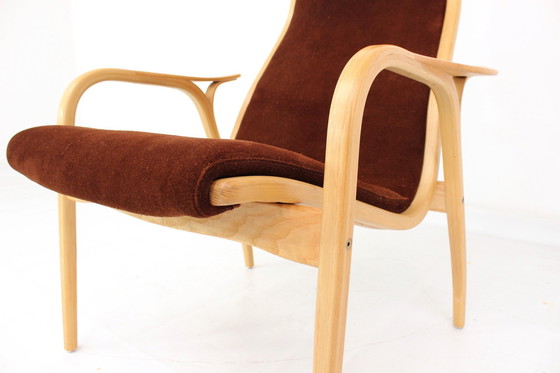 Image 1 of as new, Museum Condition! Vintage Lamino Chair from 1966, Yngve Ekström for Swedese, Nubuck Leather