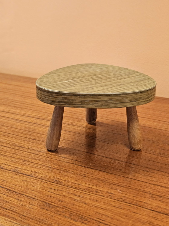 Image 1 of Mini Vintage Plantentafeltje Tafeltje Bijzettafeltje Tafel
