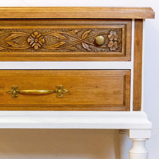 Image 1 of Table de nuit en bois vintage, 1960