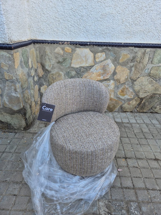 Poltrone imbottite beige Furninova, Tessile, Modern (foto 2 di 5)